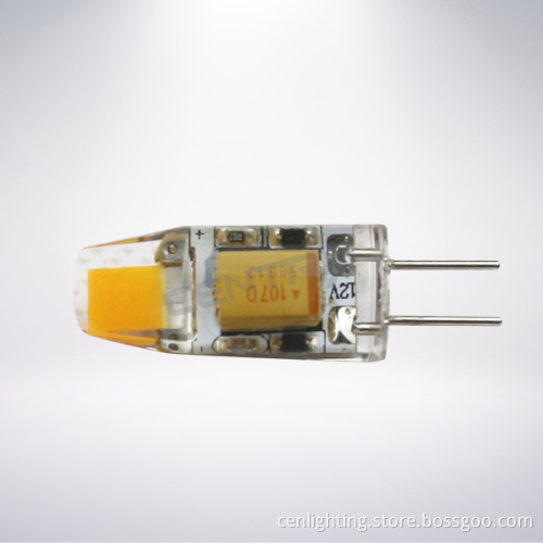 2016 new design silicon LED bulb G4 1.1w AC/DC10-20V shenzhen led G4 light